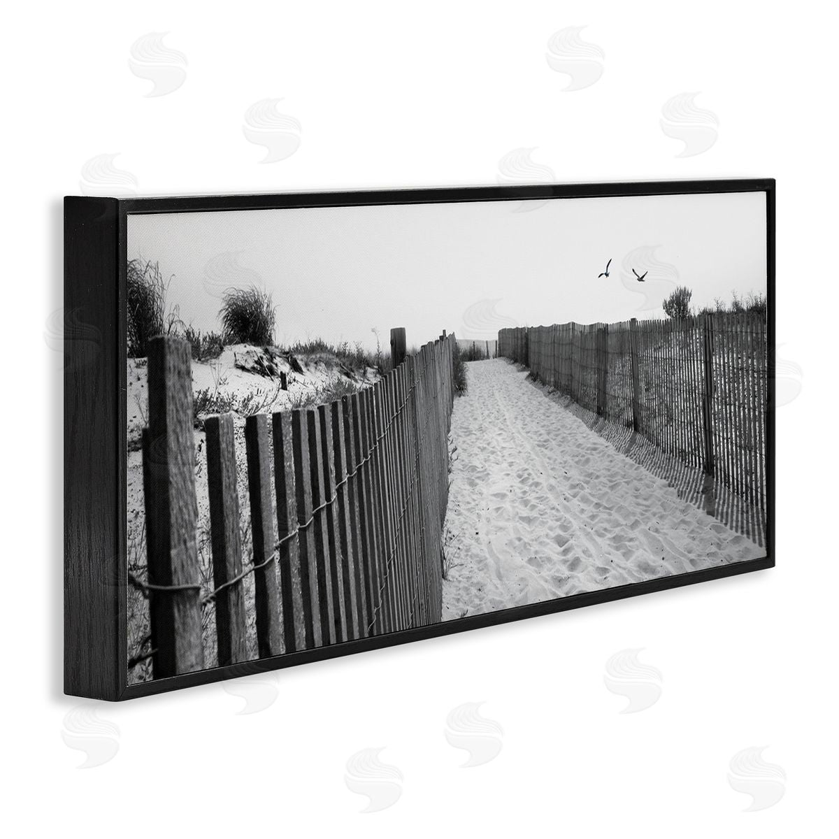 Lori Deiter Sandy Beach Boardwalk Overhead Seagulls