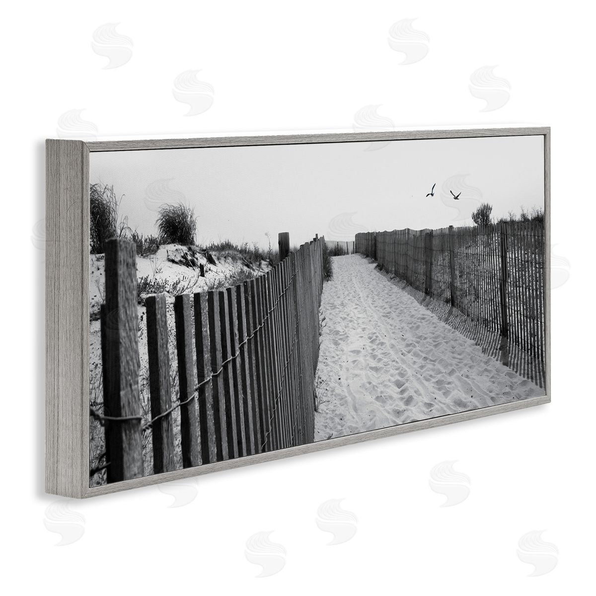 Lori Deiter Sandy Beach Boardwalk Overhead Seagulls