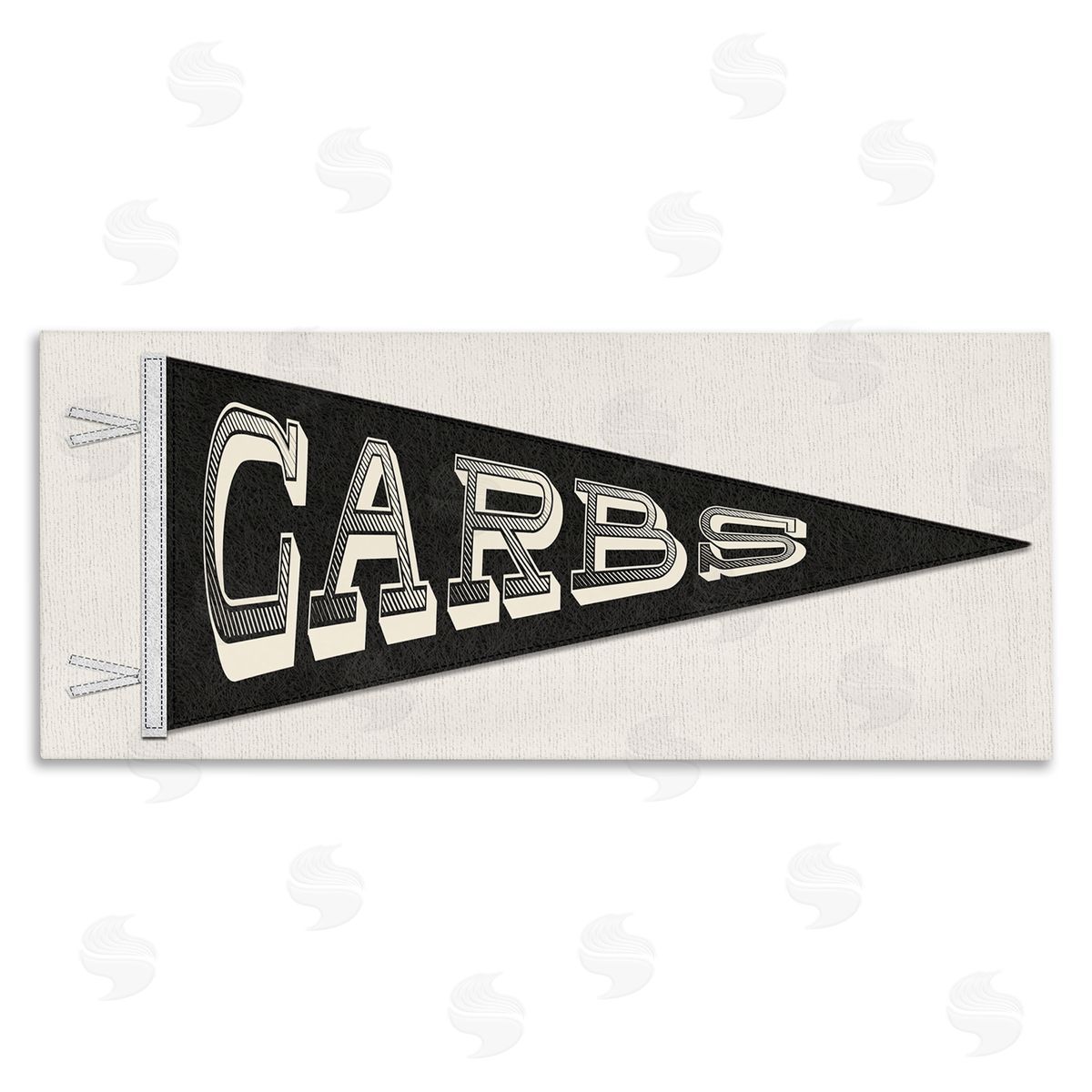 Stupell Studio Carbs Pennant Banner Kitchen