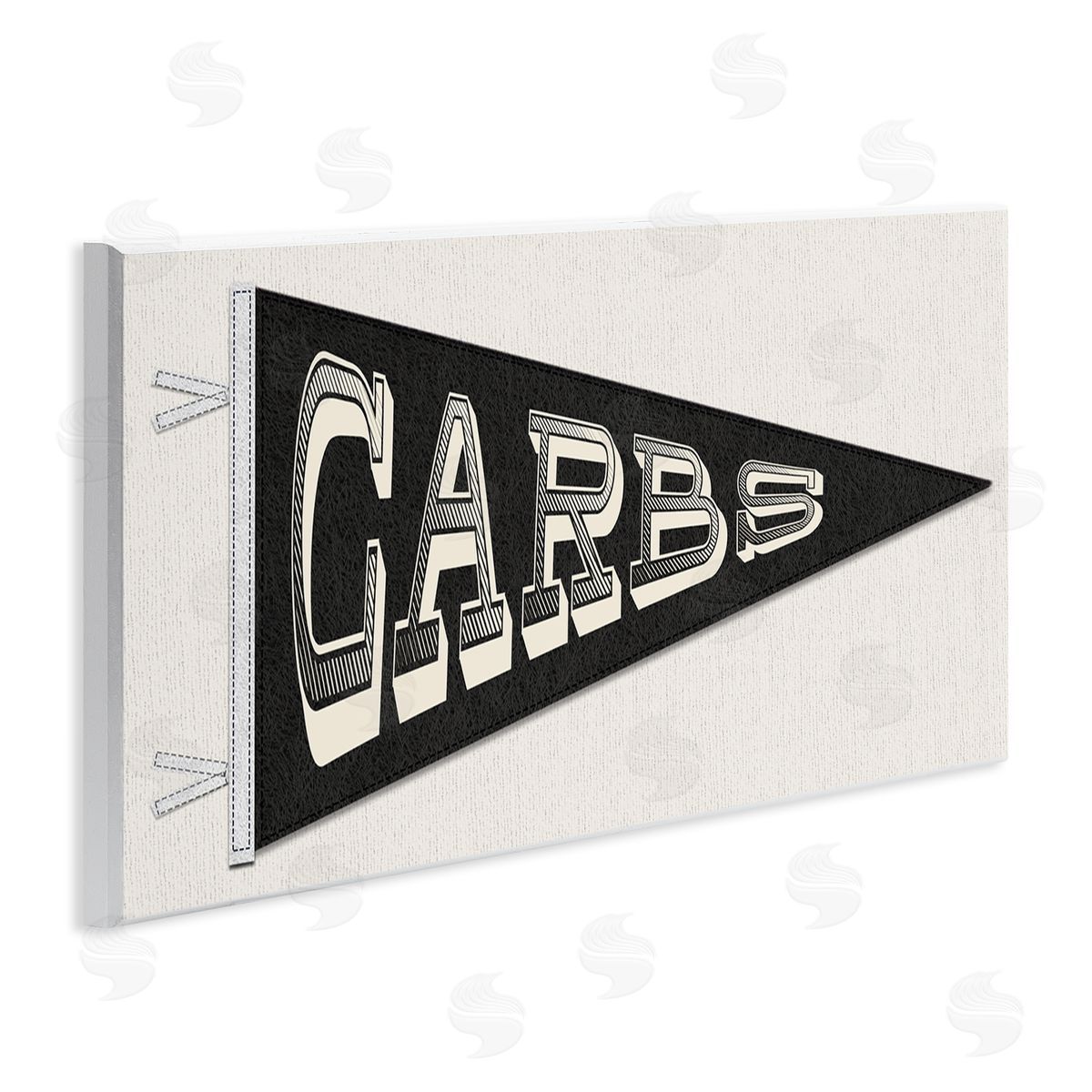 Stupell Studio Carbs Pennant Banner Kitchen