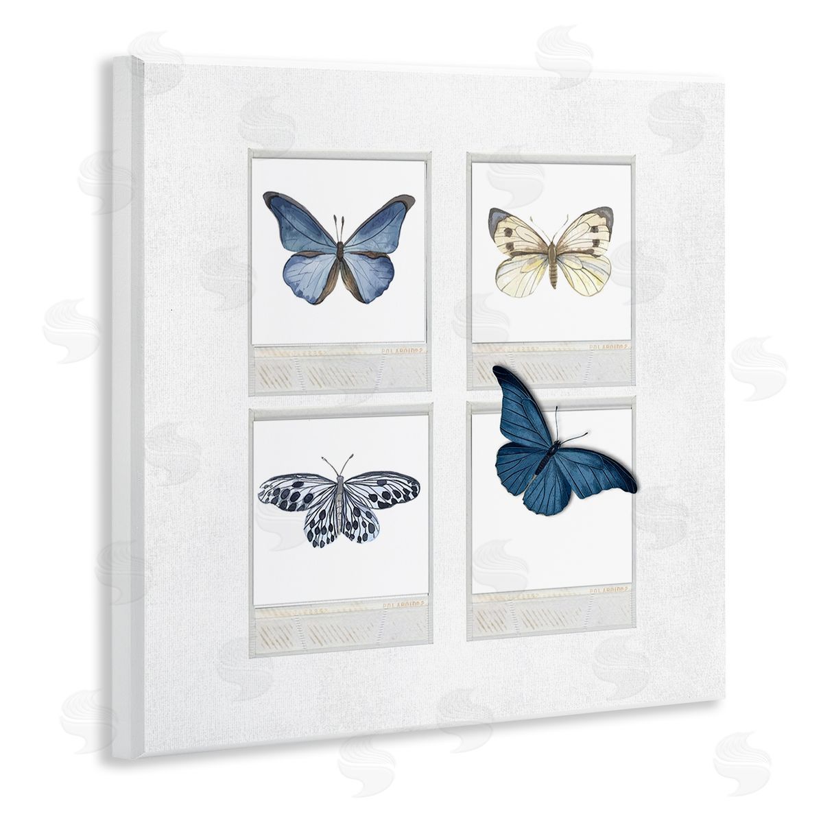 Karen Smith Cottage Retro Film Butterflies Wooden Wall Plaque Art Print