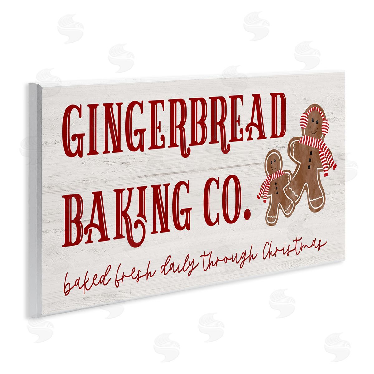 Natalie Carpentieri Gingerbread Baking Co Holiday Wooden Wall Plaque Art Print