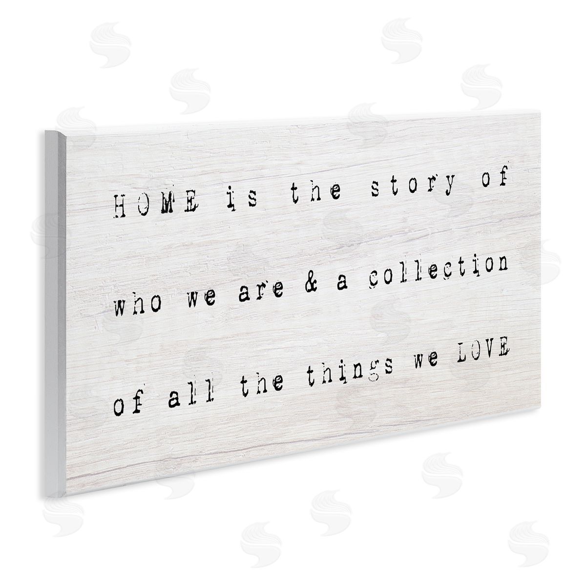 Stupell Studio Home Is Who We Are Phrase Wooden Wall Plaque Art Print
