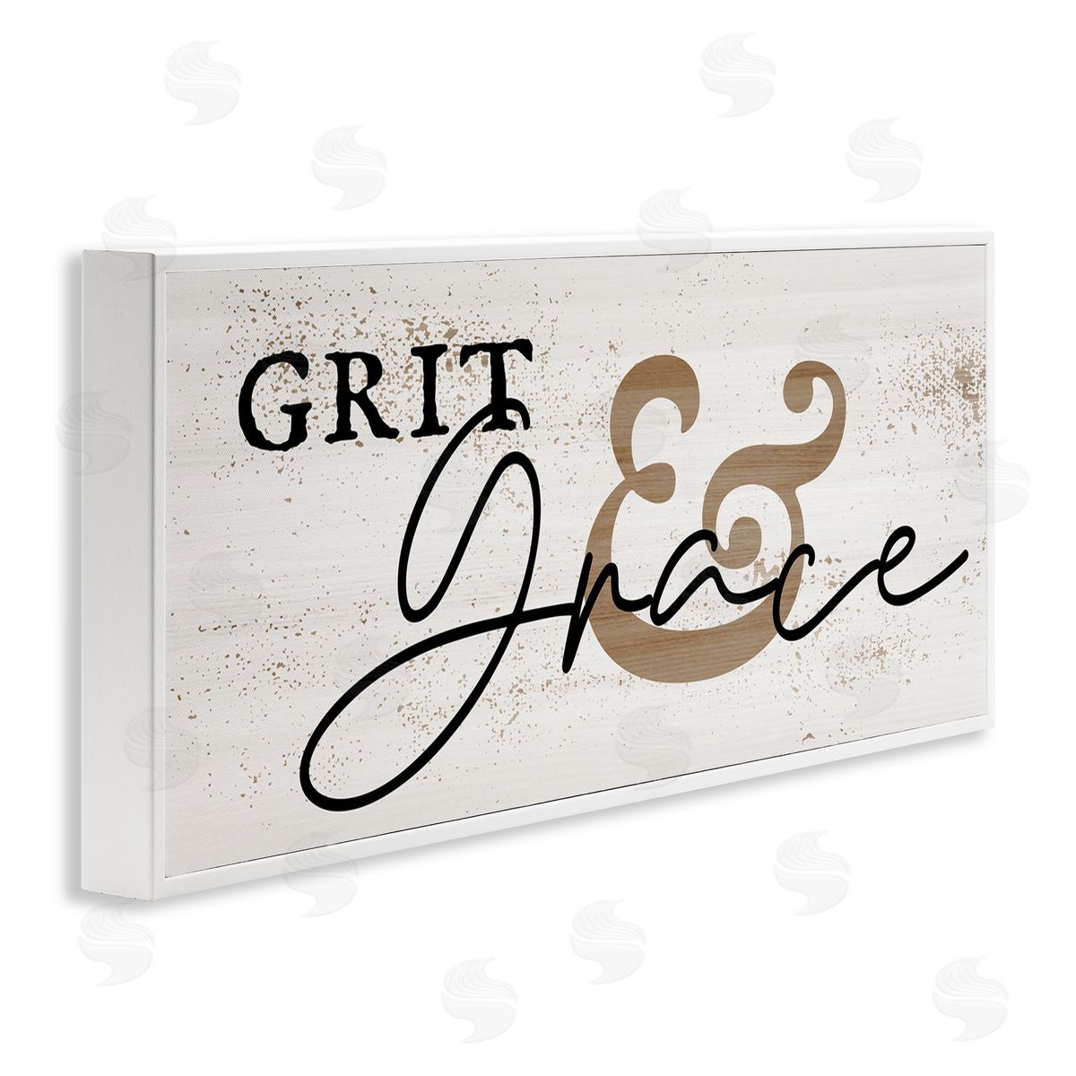 Stupell Studio Grit & Grace Southern Charm White Framed Glicee Wall Art Print