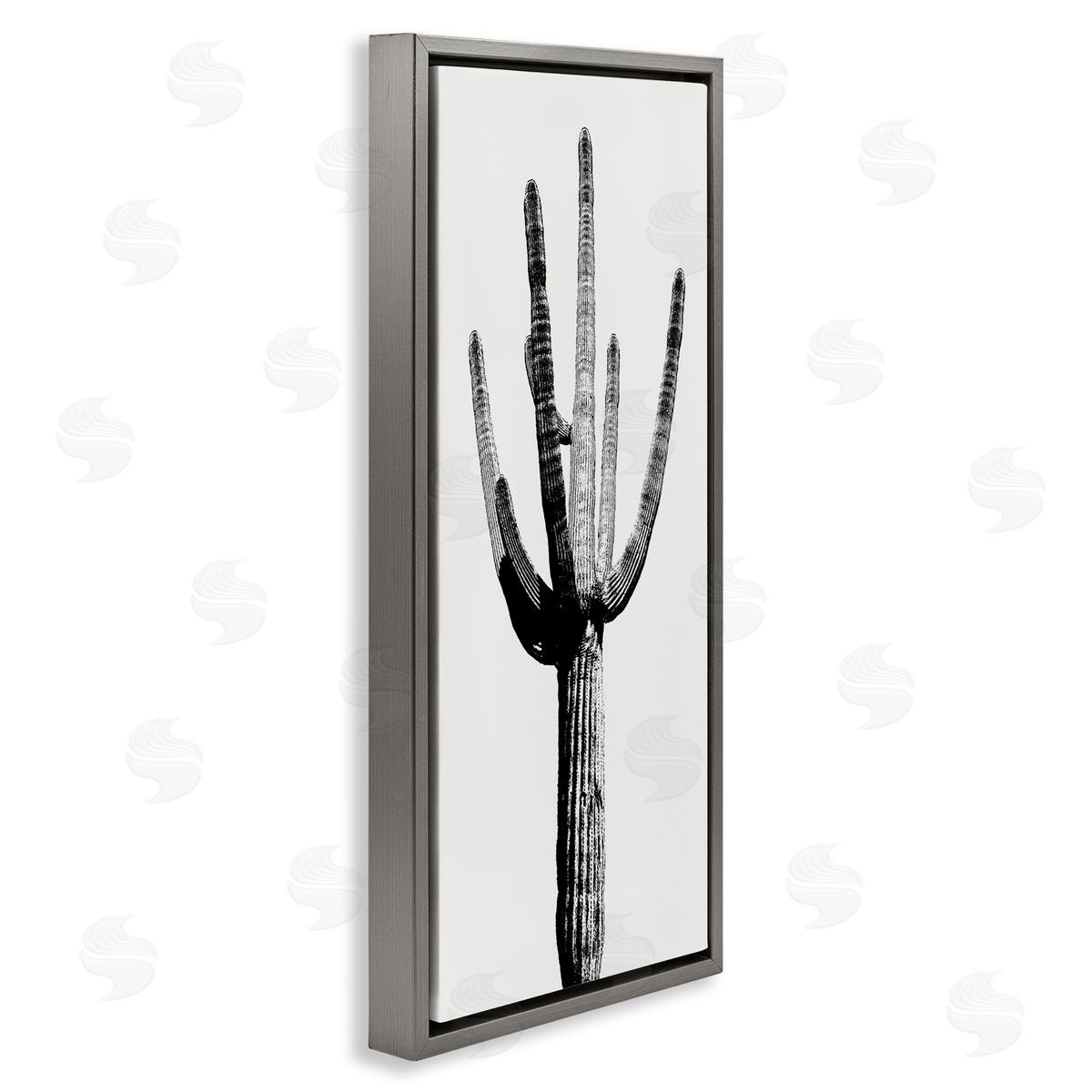 Mia Jensen Modern Grey Cactus