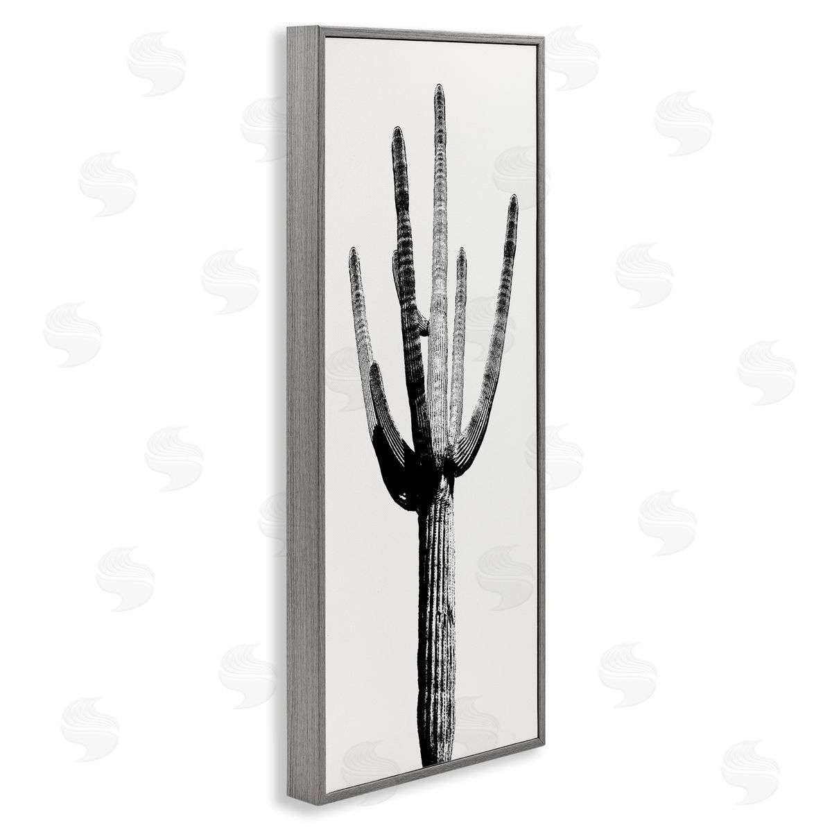 Mia Jensen Modern Grey Cactus