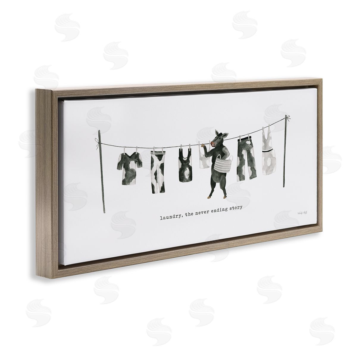 Cindy Jacobs Cow Doing Laundry