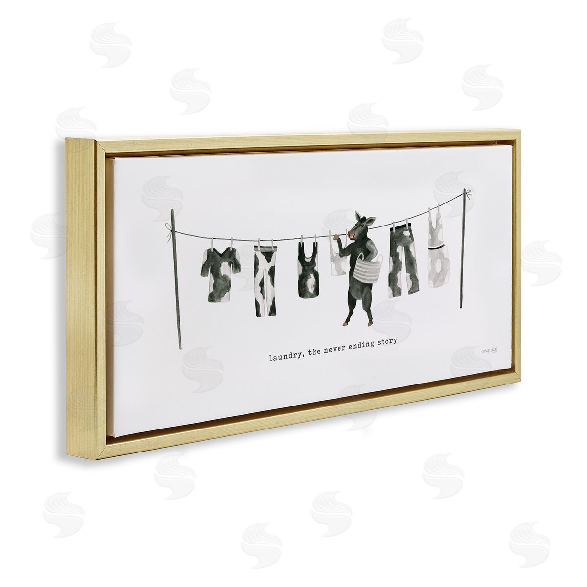 Cindy Jacobs Cow Doing Laundry