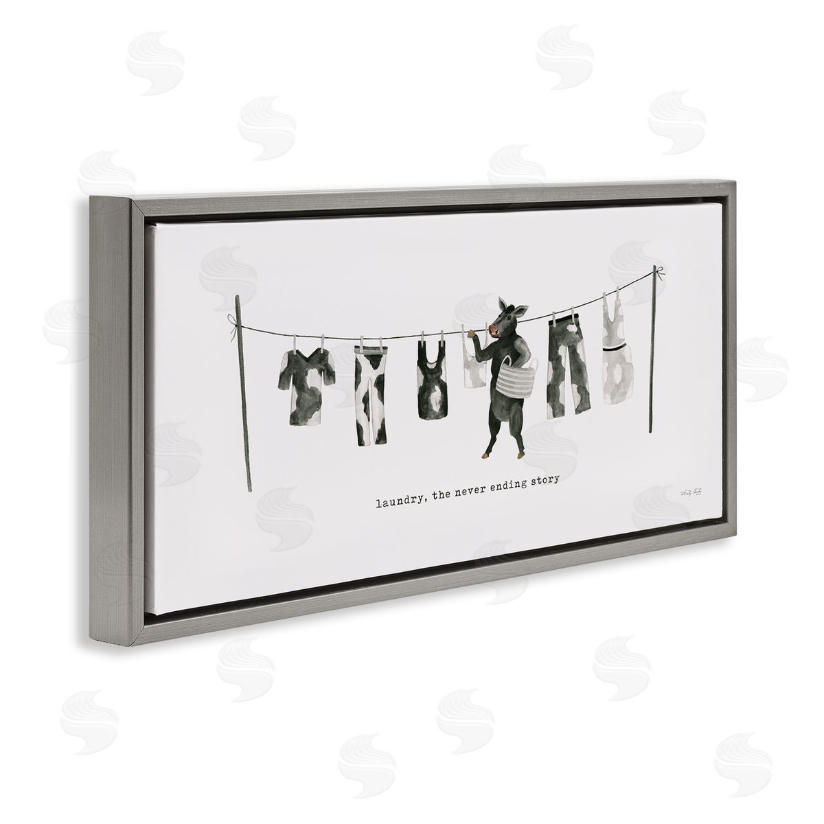 Cindy Jacobs Cow Doing Laundry