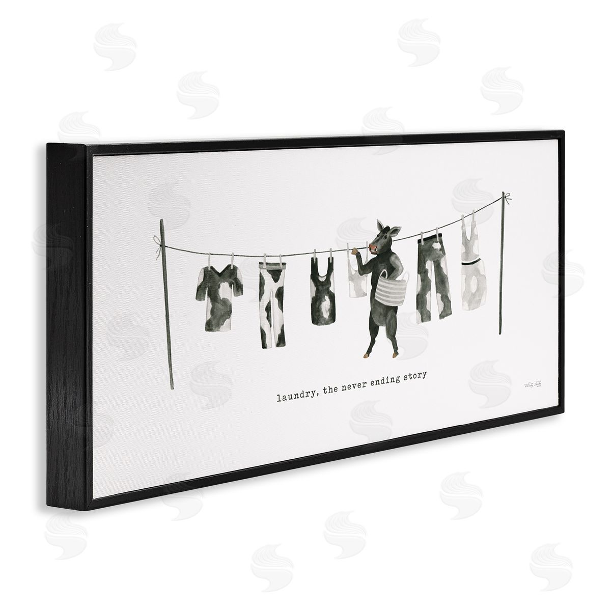 Cindy Jacobs Cow Doing Laundry