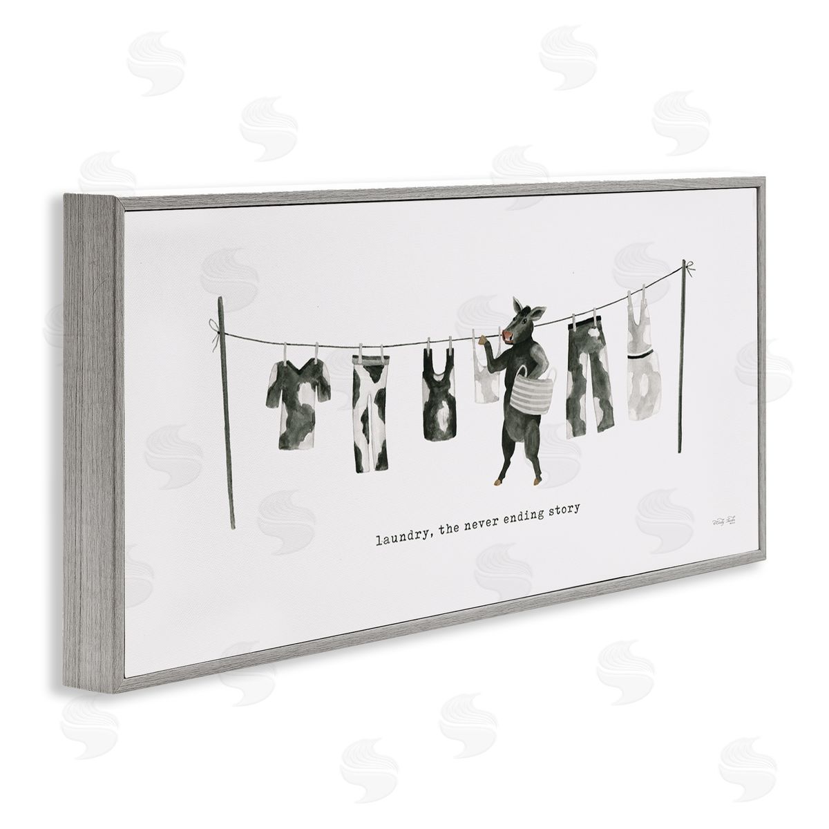 Cindy Jacobs Cow Doing Laundry