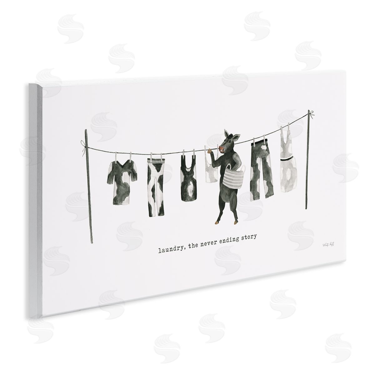 Cindy Jacobs Cow Doing Laundry