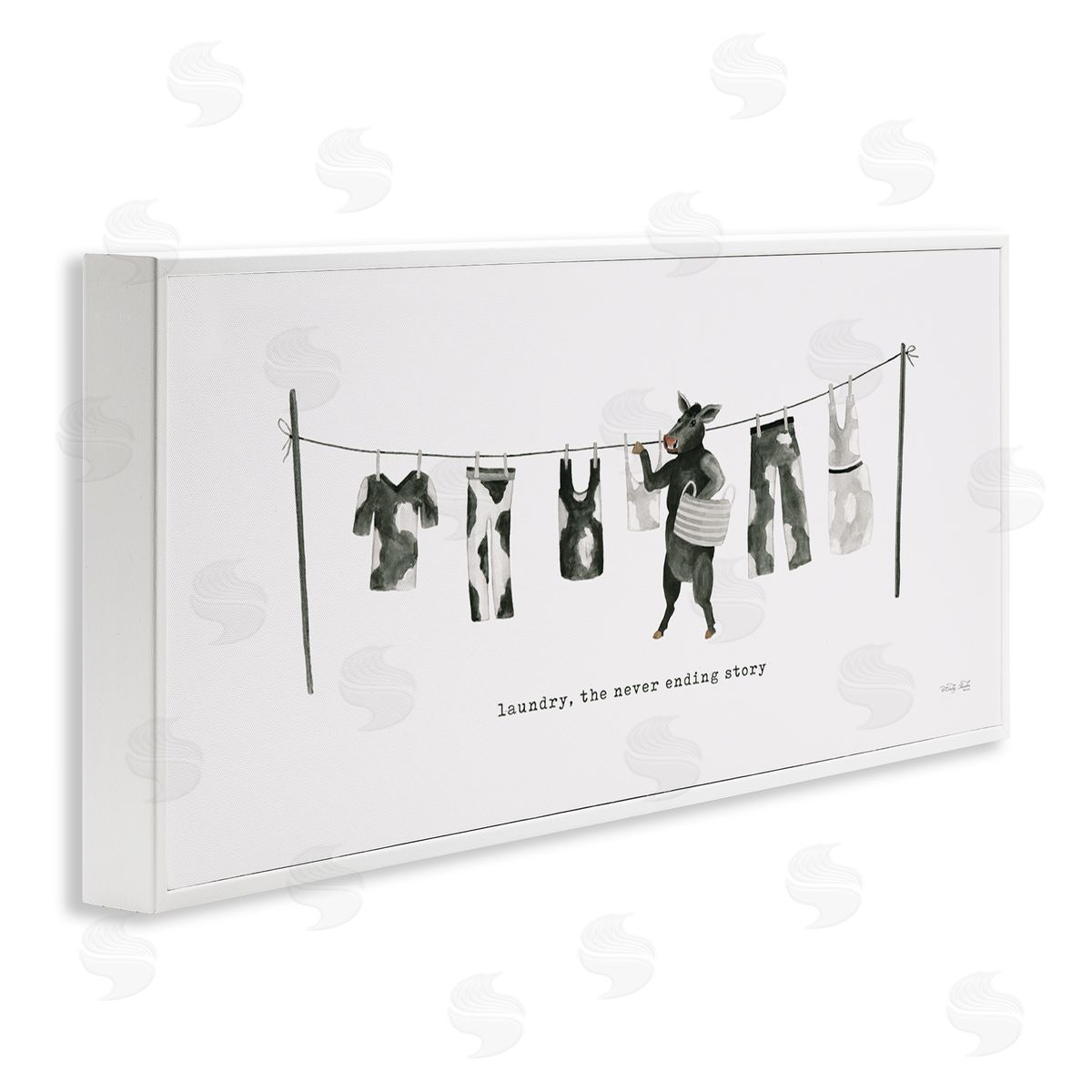 Cindy Jacobs Cow Doing Laundry