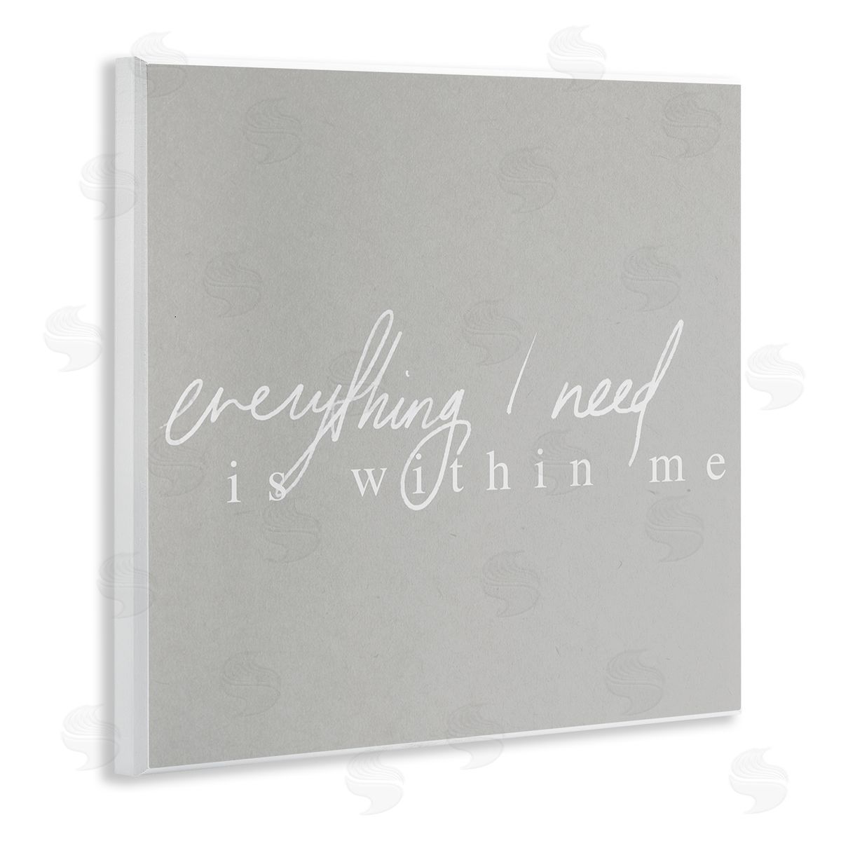 Stupell Studio Everything I Need Inspirational Wooden Wall Plaque Art Print