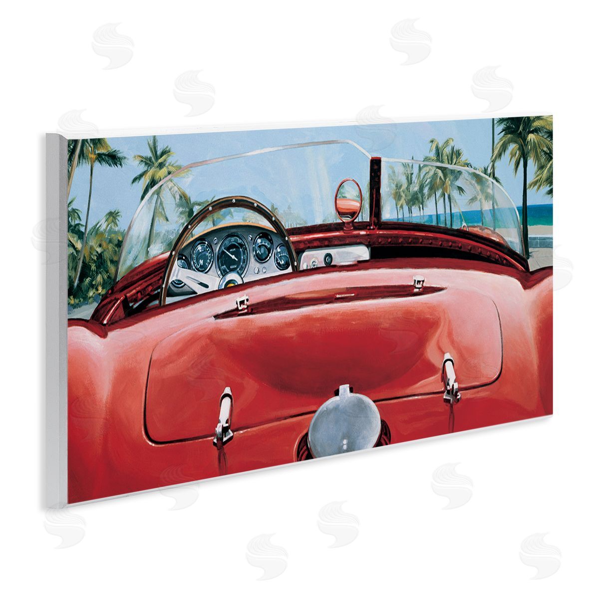 fr_sideancis Brook Tropical Red Antique Car