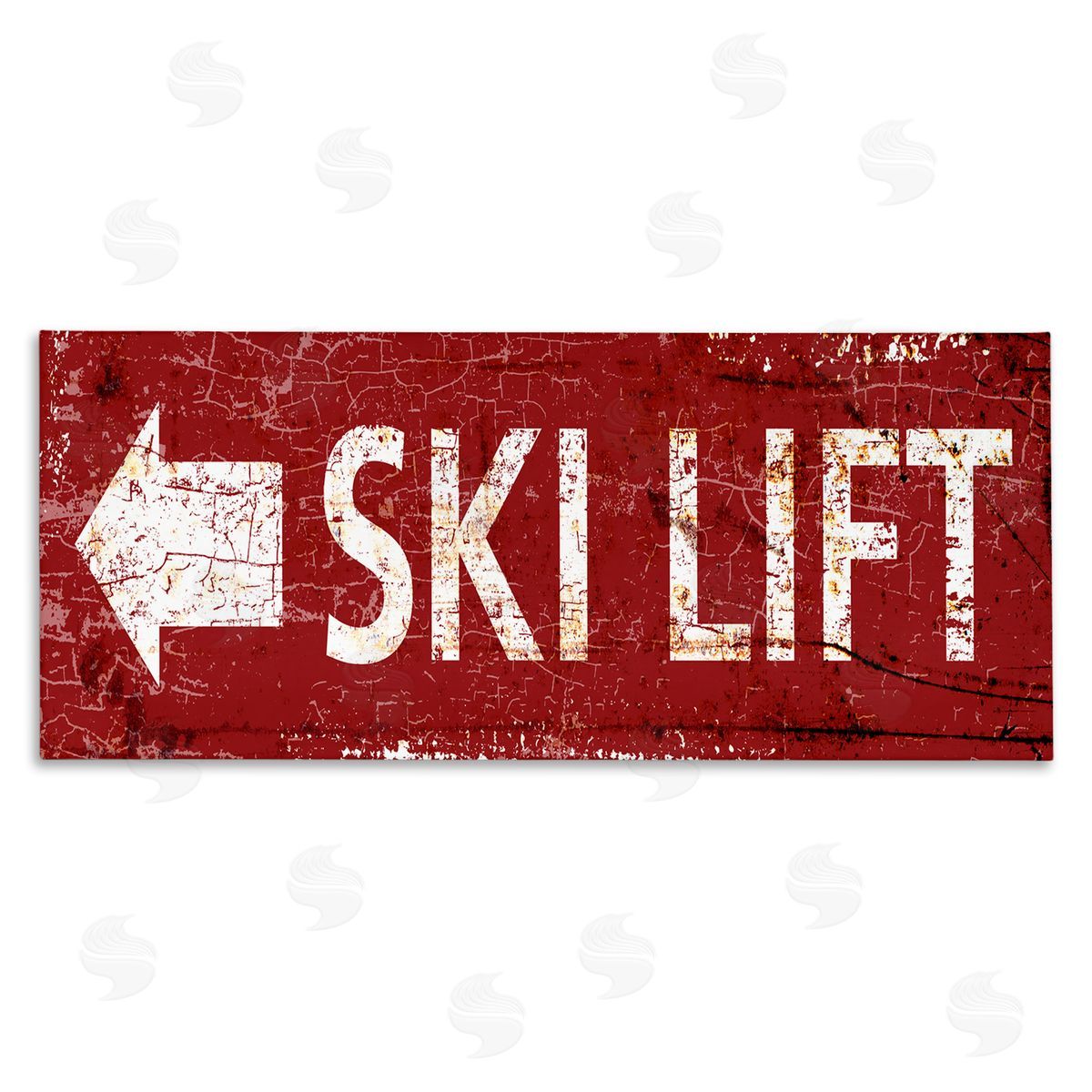 Peter Horjus Ski Lift Arrow Pointing Left