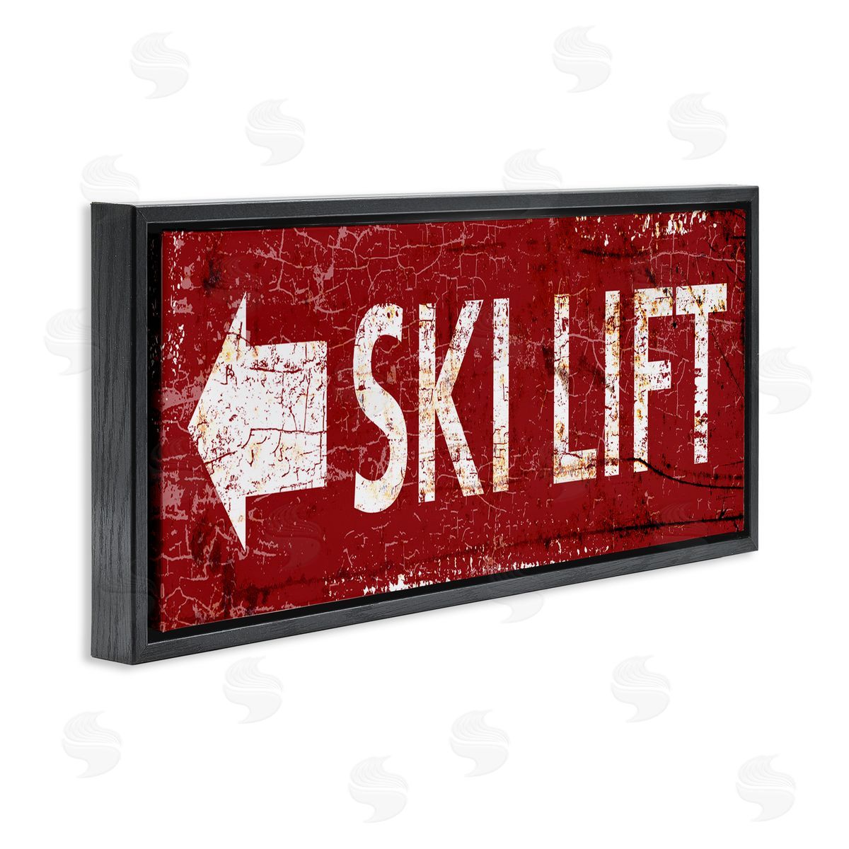 Peter Horjus Ski Lift Arrow Pointing Left