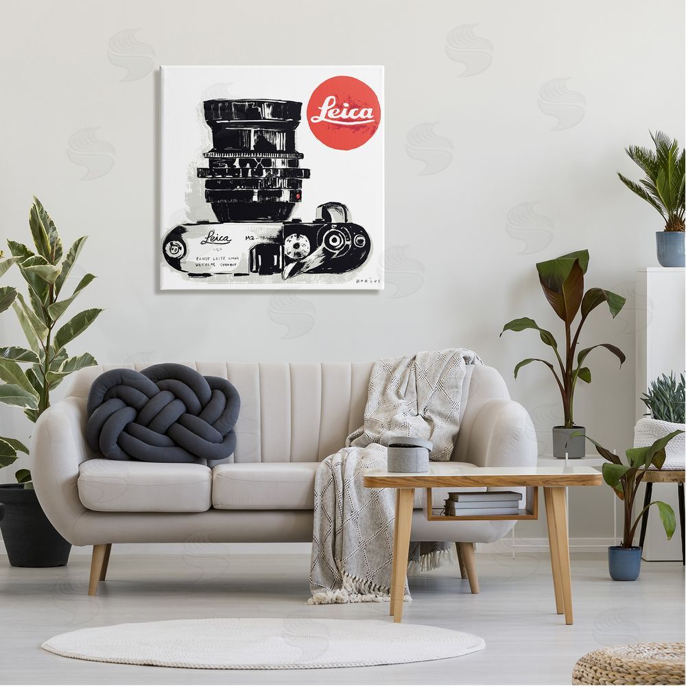 Peter Horjus Vintage Camera Ad Canvas Wall Art in Room
