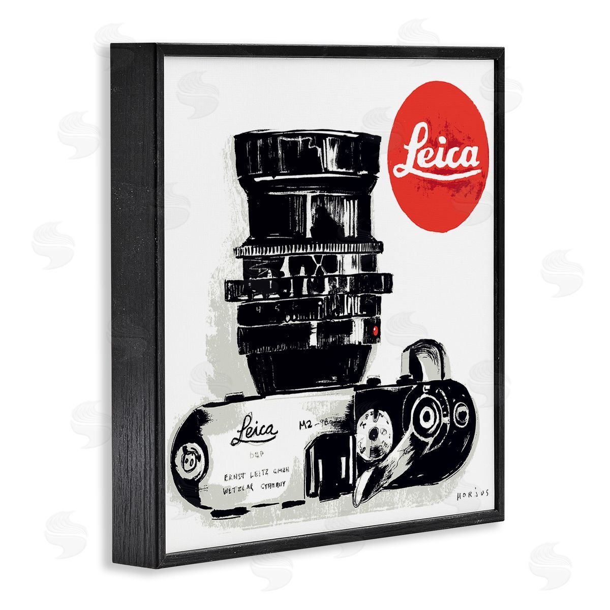 Peter Horjus Vintage Camera Ad Black Framed Glicee Wall Art Print