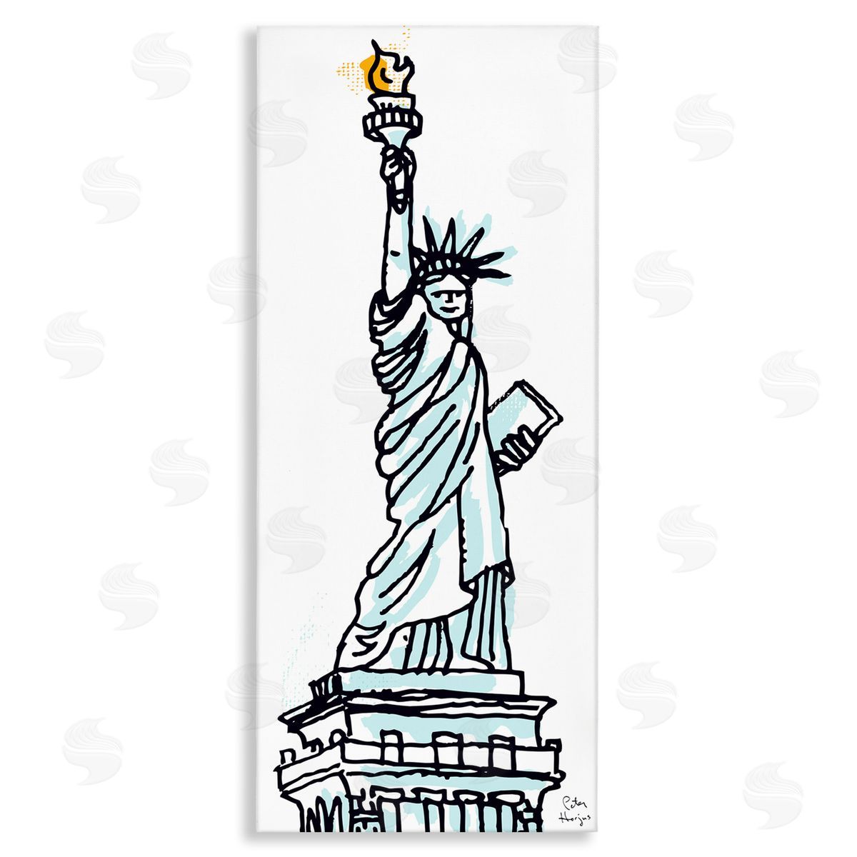 Peter Horjus Minimal Statue of Liberty