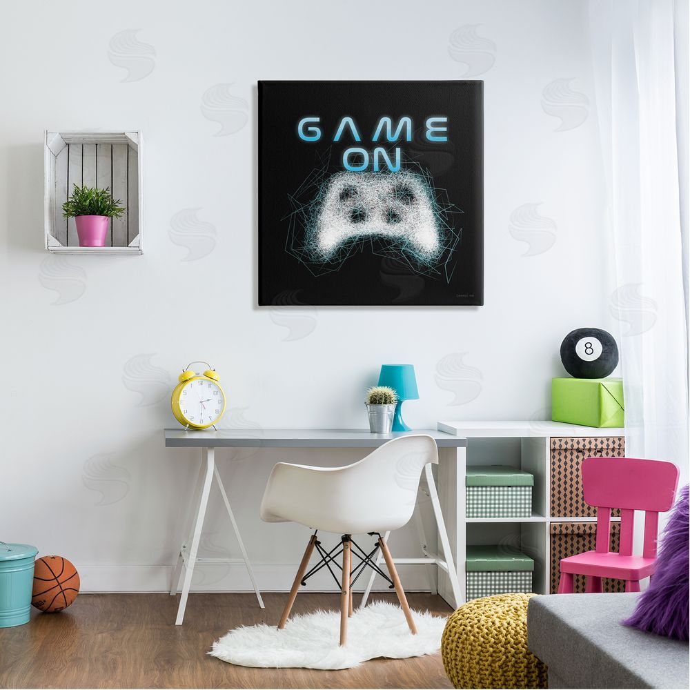 Danhui Nai Game On Abstract Controller Canvas Wall Art in Room