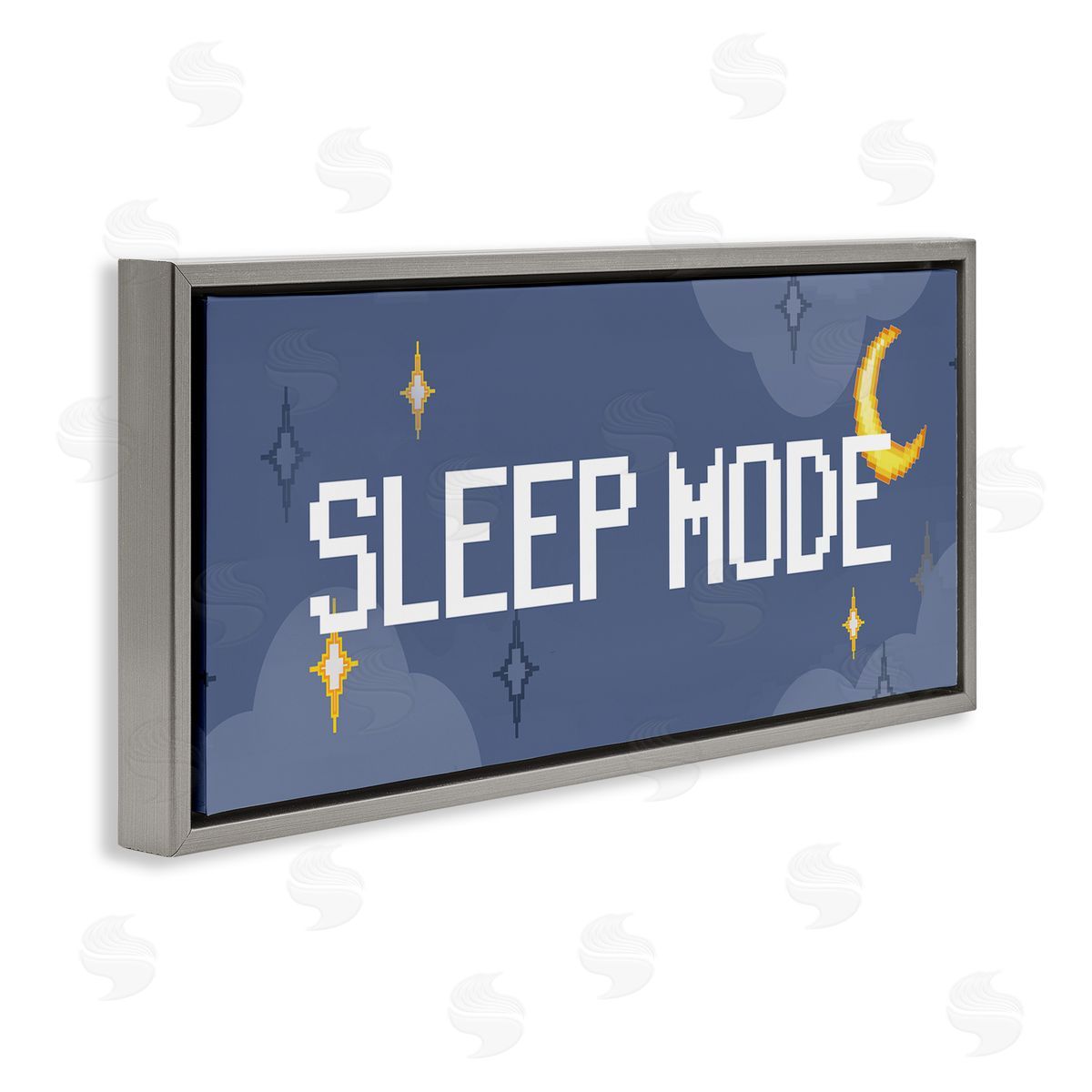Stupell Studio Sleep Mode Pixel Phrase