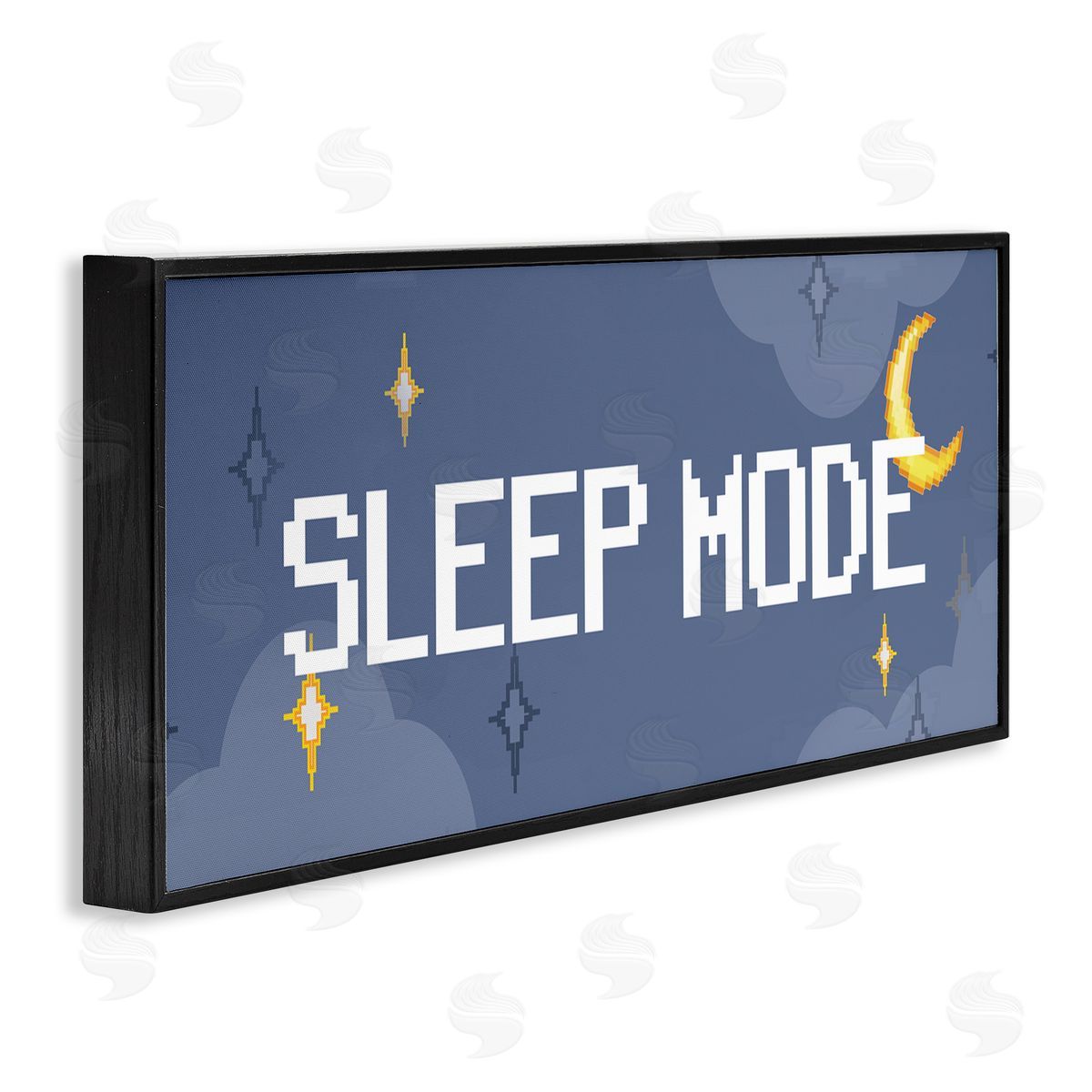 Stupell Studio Sleep Mode Pixel Phrase