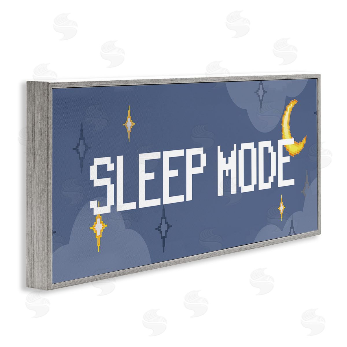 Stupell Studio Sleep Mode Pixel Phrase