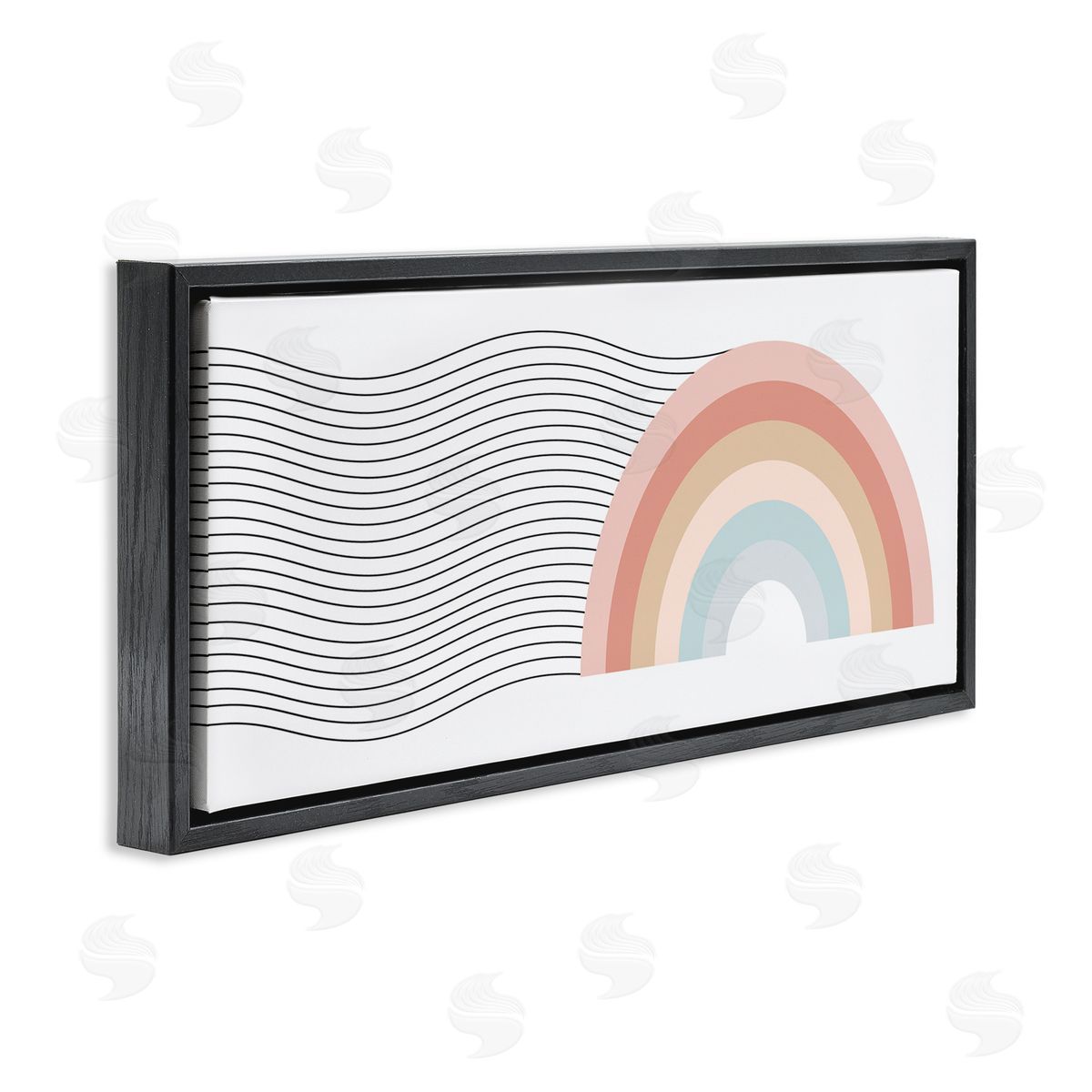 Stupell Studio Wavy Rainbow Pattern