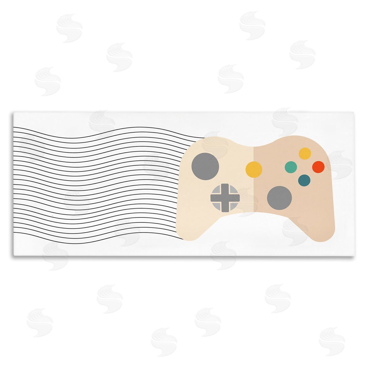 Stupell Studio Gaming Controller Pattern