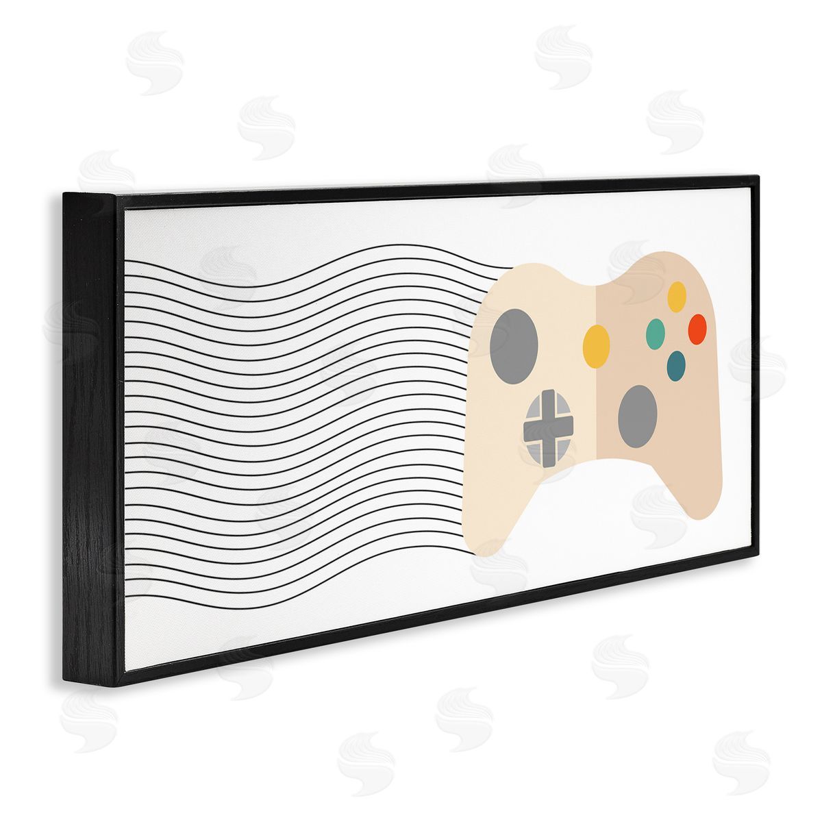 Stupell Studio Gaming Controller Pattern