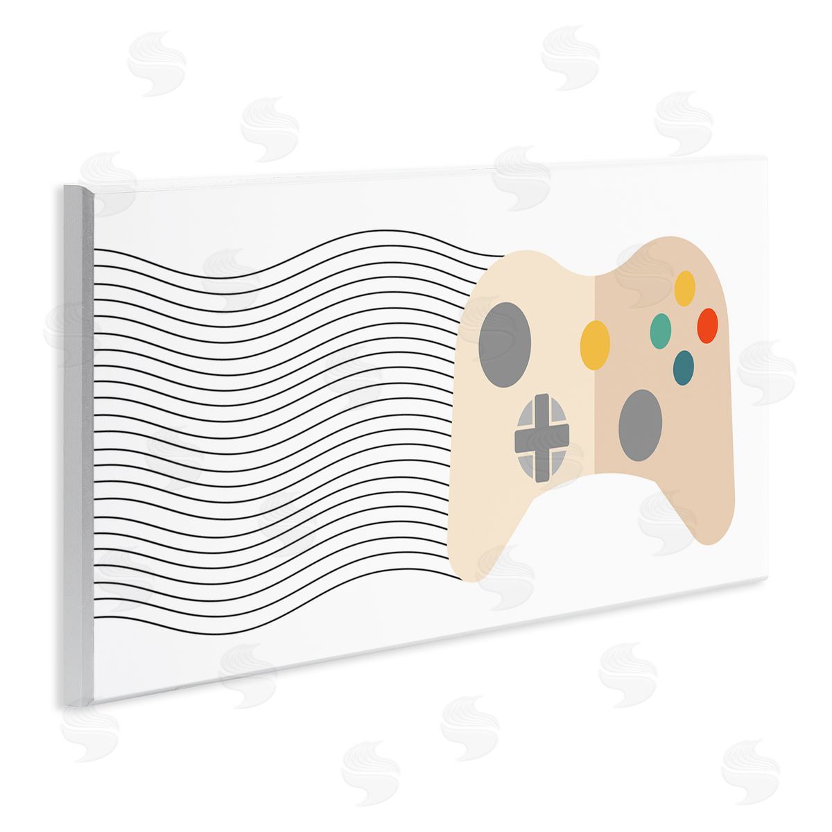 Stupell Studio Gaming Controller Pattern