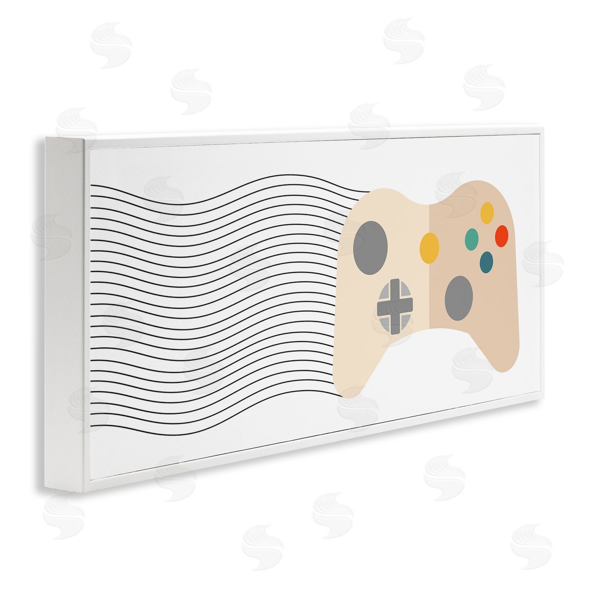 Stupell Studio Gaming Controller Pattern