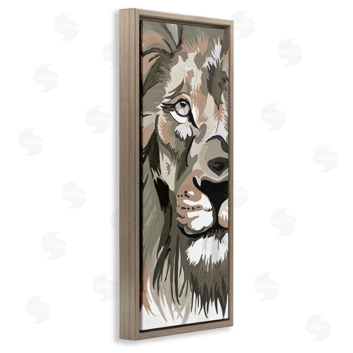 Chelsea Goodrich Muted Lion Face Portrait