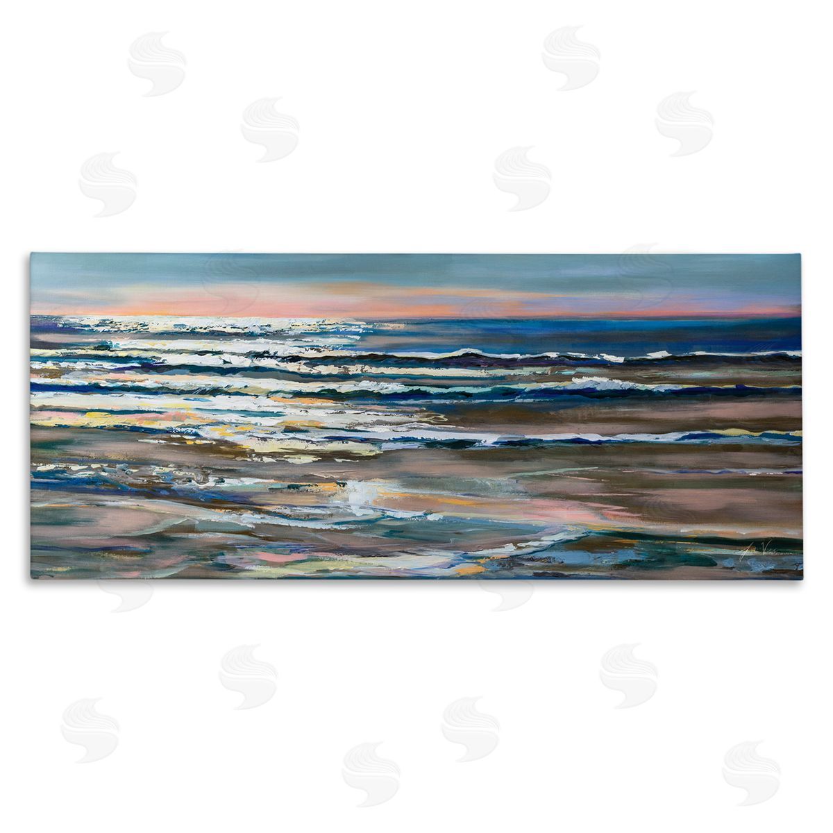 Jeanette Vertentes Abstract Ocean Shimmer