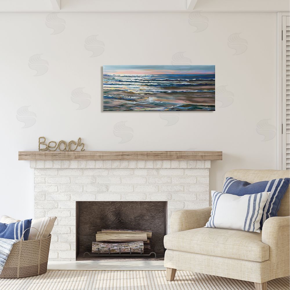 Jeanette Vertentes Abstract Ocean Shimmer