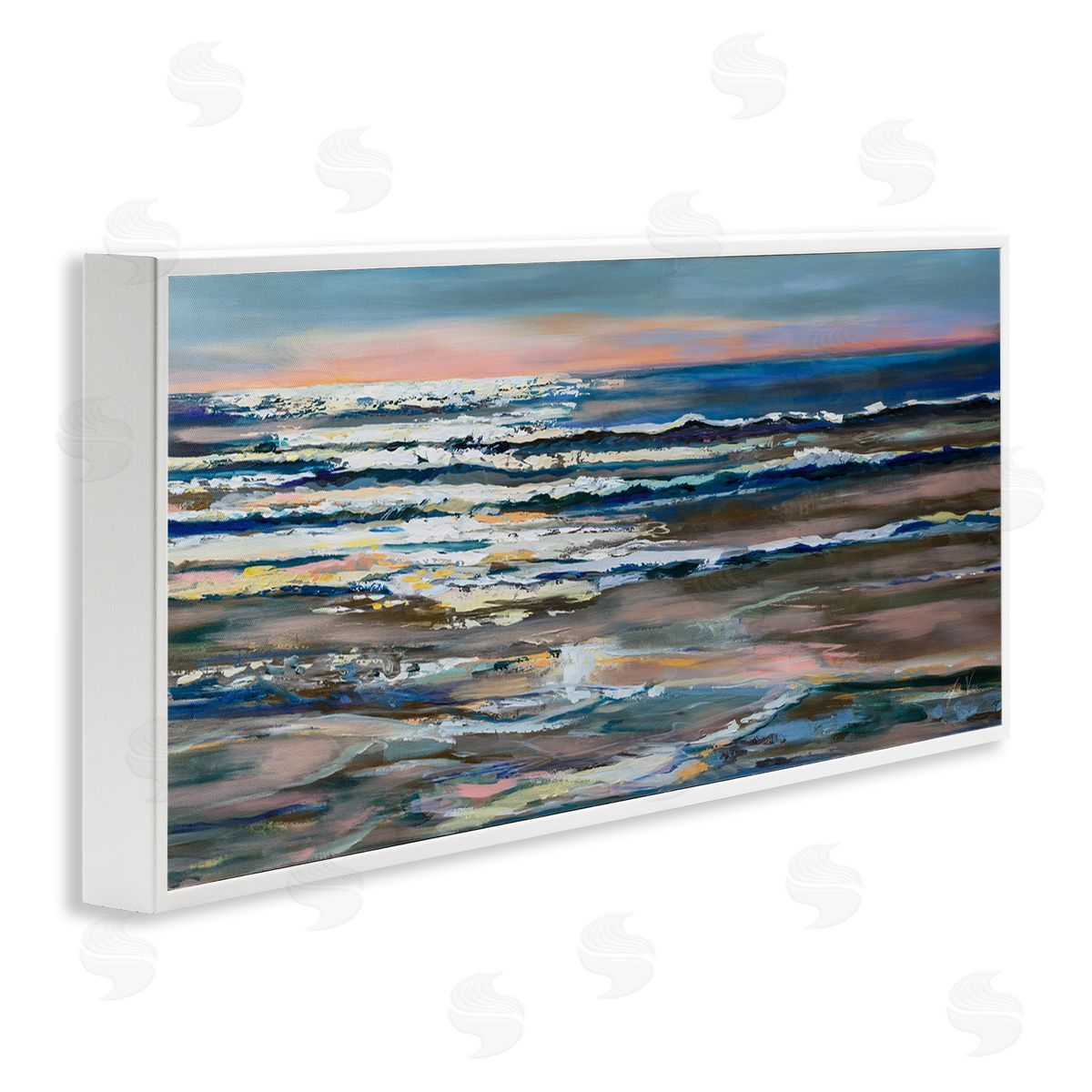 Jeanette Vertentes Abstract Ocean Shimmer