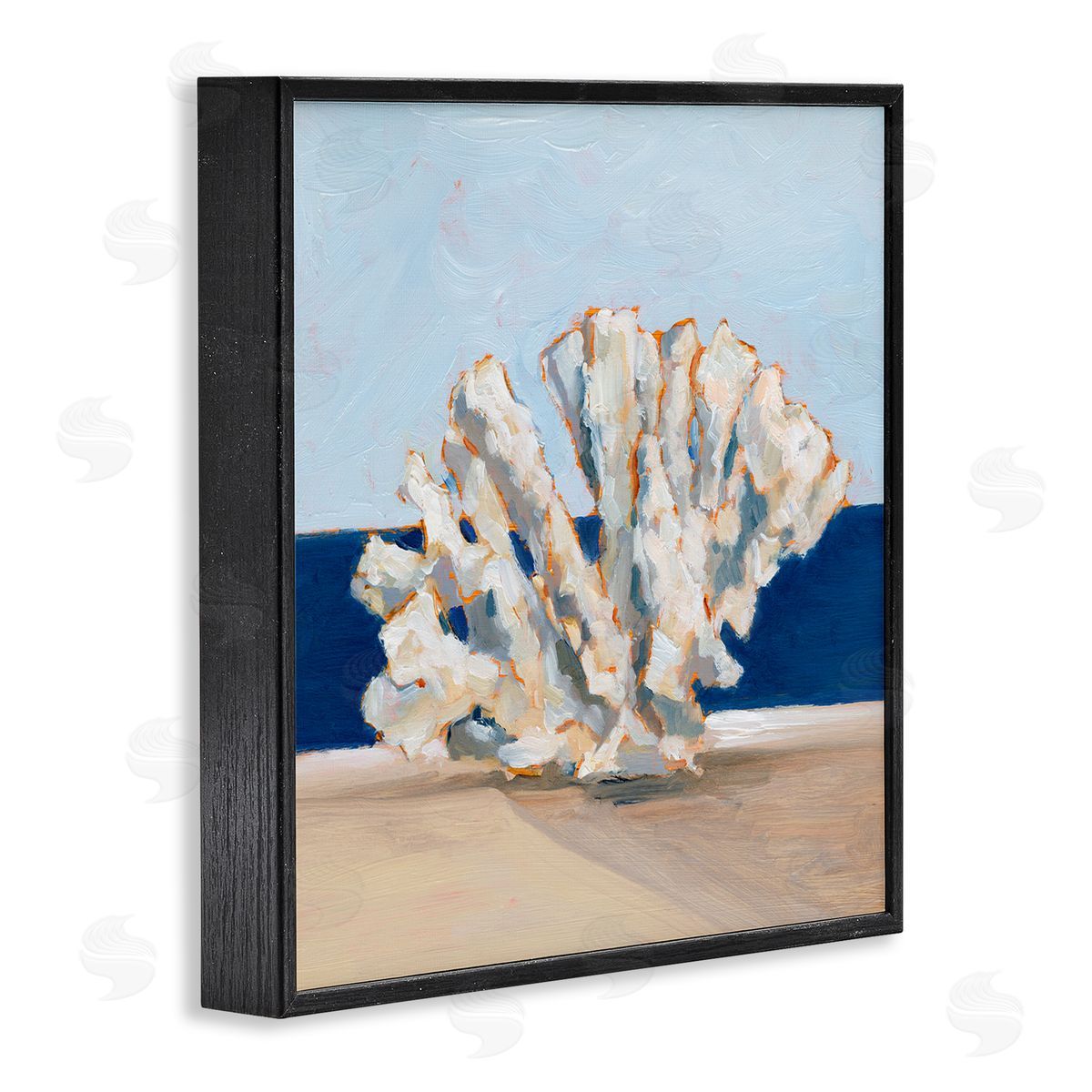 Ethan Harper Ocean Coral Still Life Black Framed Glicee Wall Art Print