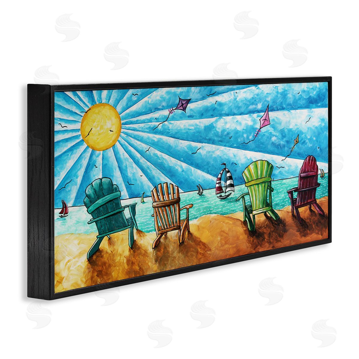 Megan Duncanson Kites Flying on Beach