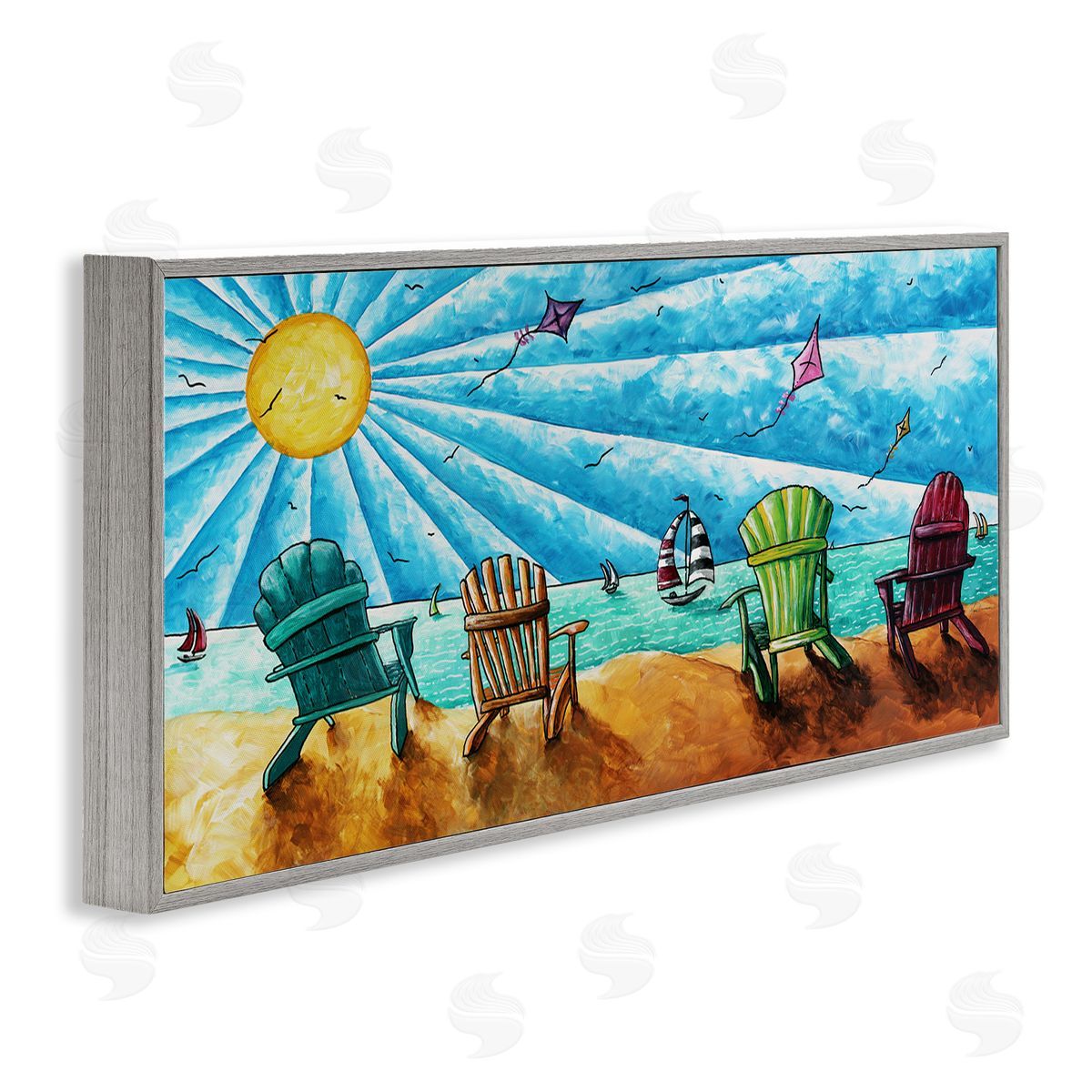 Megan Duncanson Kites Flying on Beach