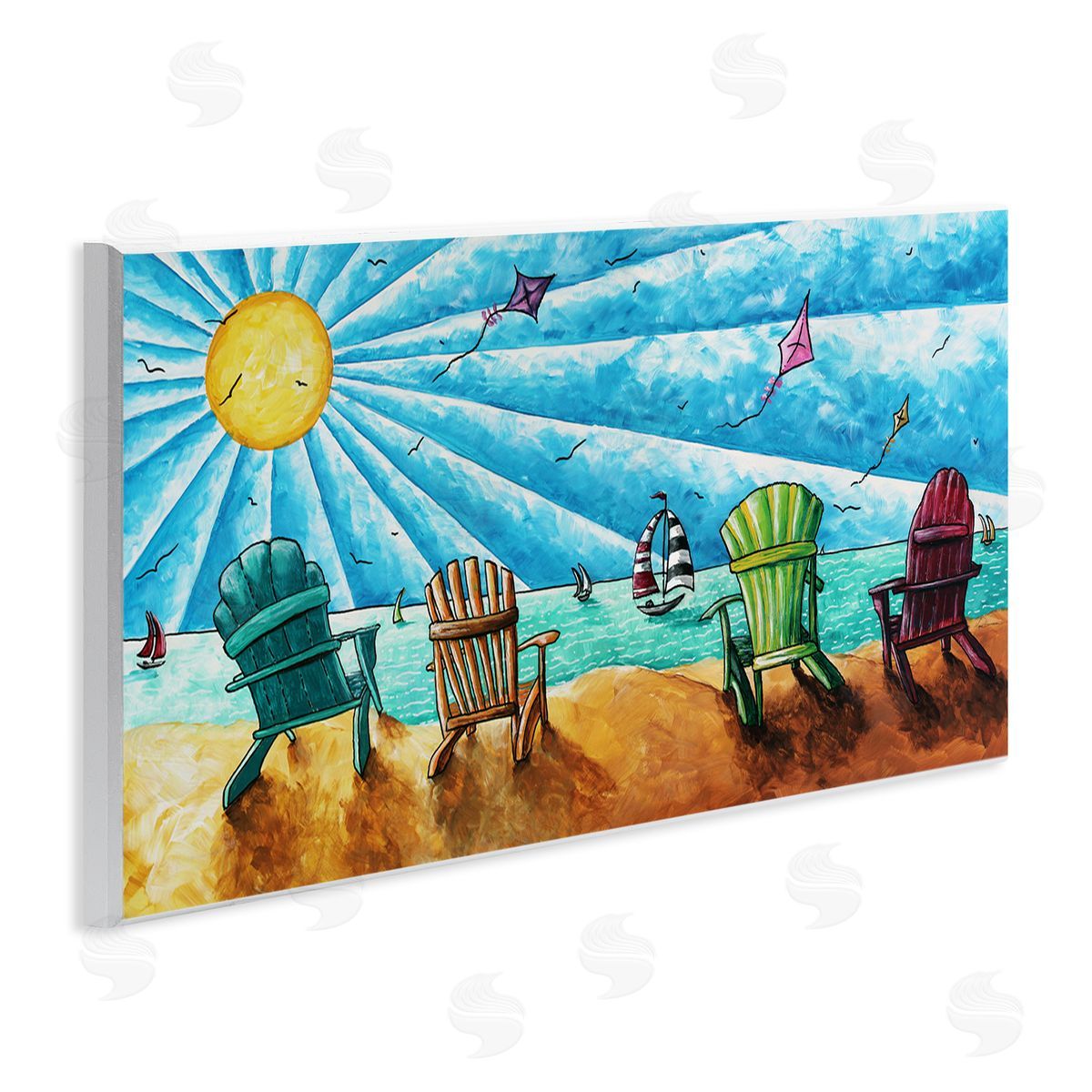 Megan Duncanson Kites Flying on Beach