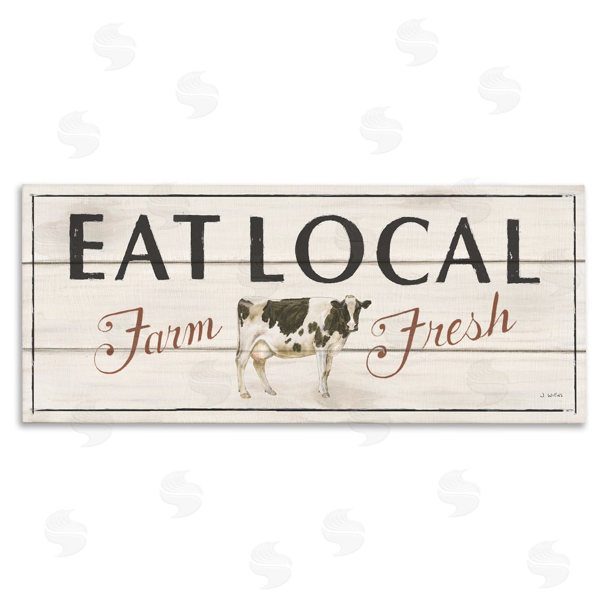 James Wiens Rustic Eat Local Phrase