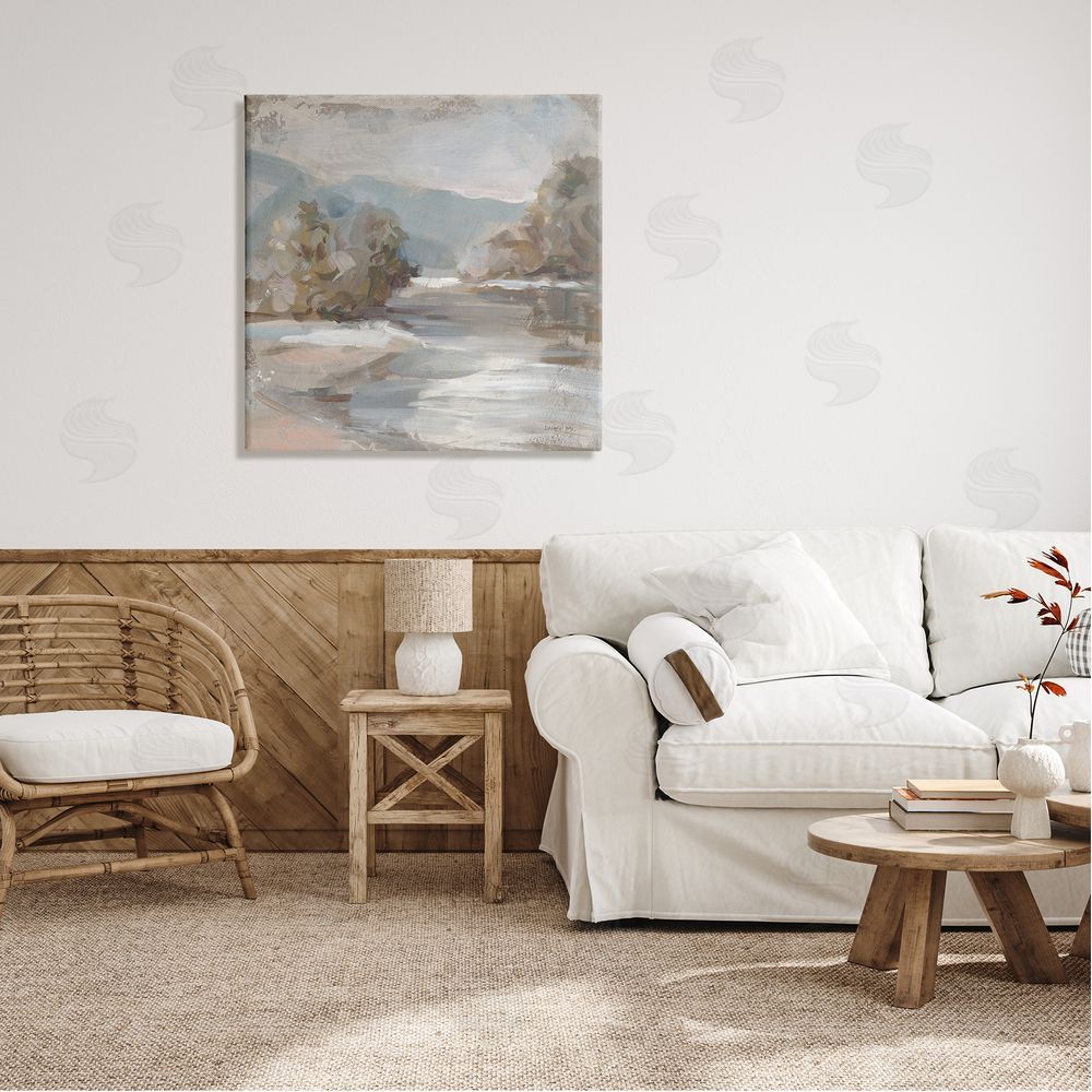 Danhui Nai Gentle Valley Landscape Canvas Wall Art in Room