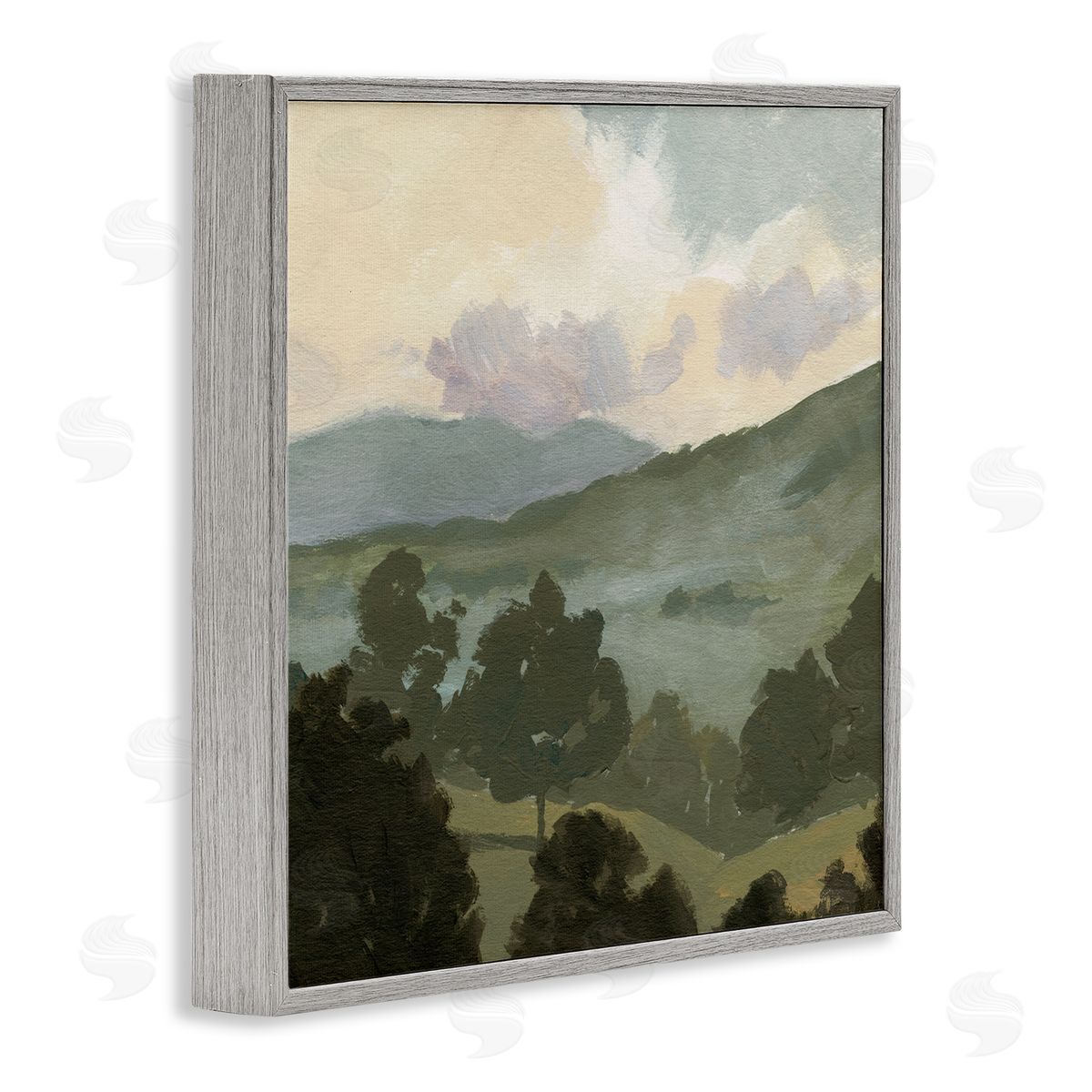 Victoria Barnes Country Landscape Sky Gray Framed Glicee Wall Art Print