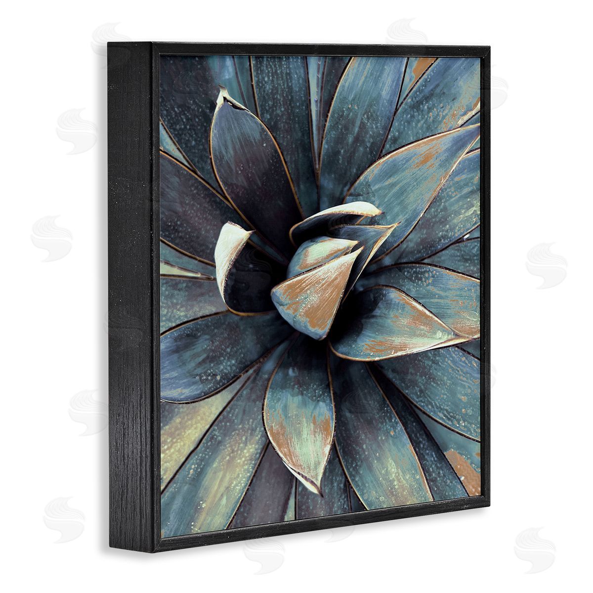 Irena Orlov Modern Tropical Petals Black Framed Glicee Wall Art Print