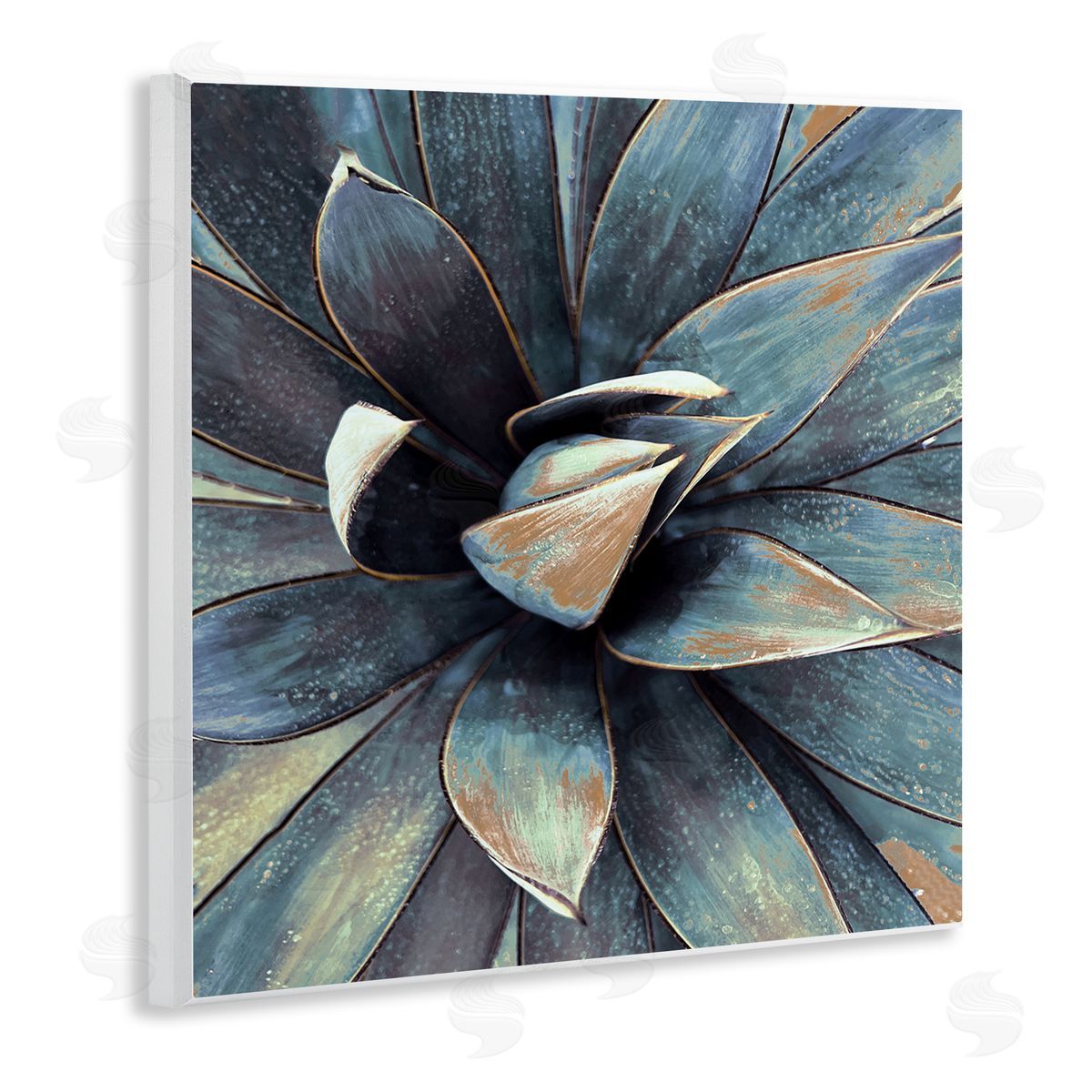 Irena Orlov Modern Tropical Petals Wooden Wall Plaque Art Print