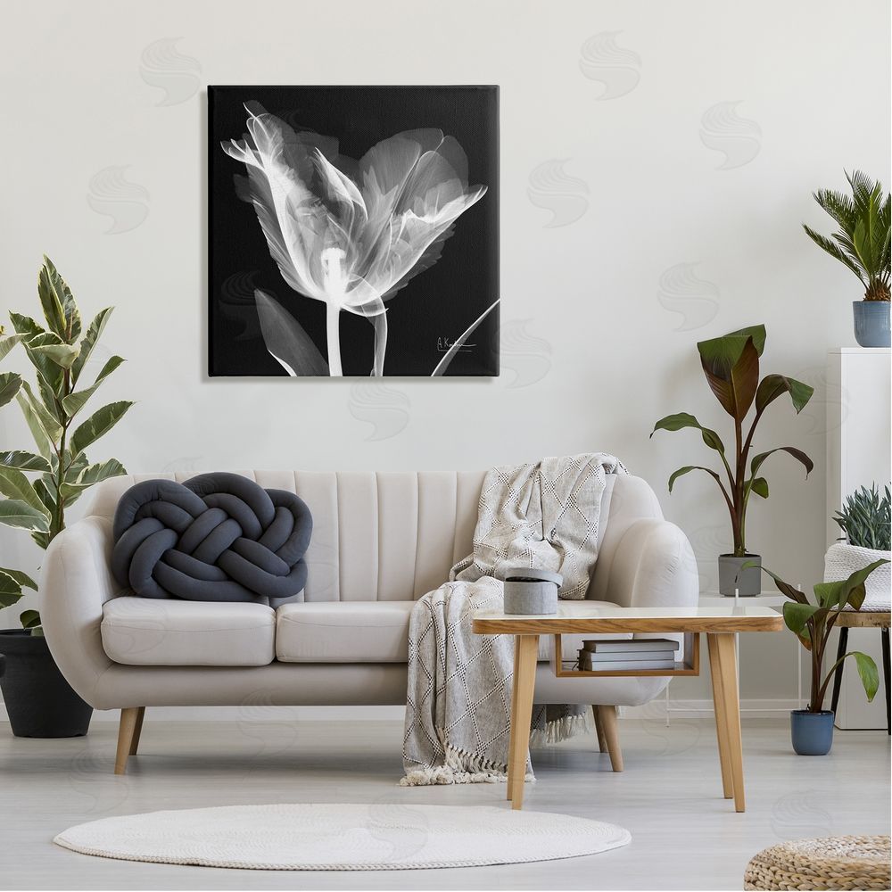 Albert Koetsier Tulip Flower X-Ray Canvas Wall Art in Room