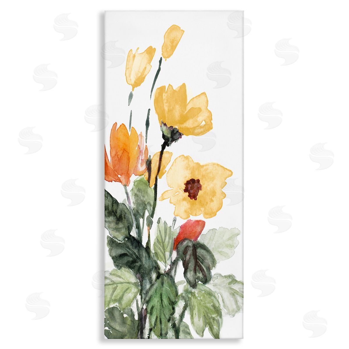 Lanie Loreth Yellow Abstract Poppies