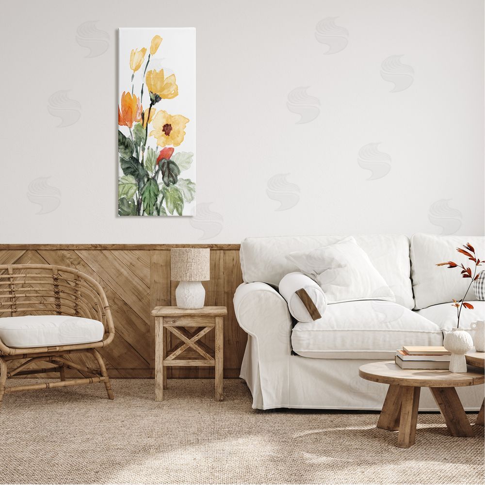 Lanie Loreth Yellow Abstract Poppies