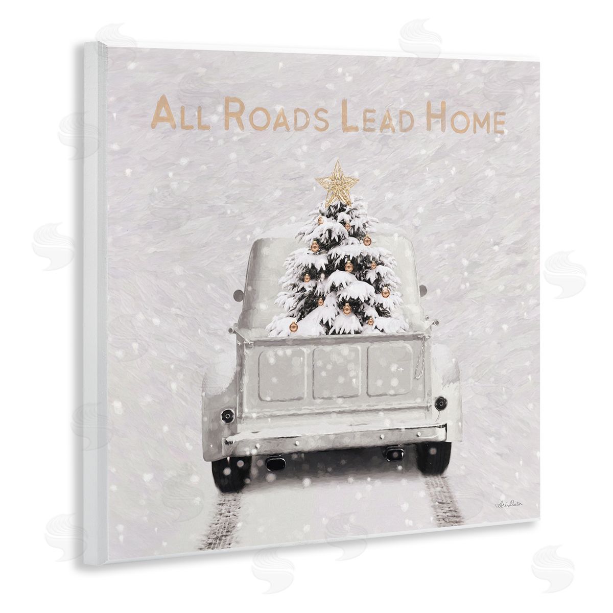 Lori Deiter All Roads Lead Home Wooden Wall Plaque Art Print